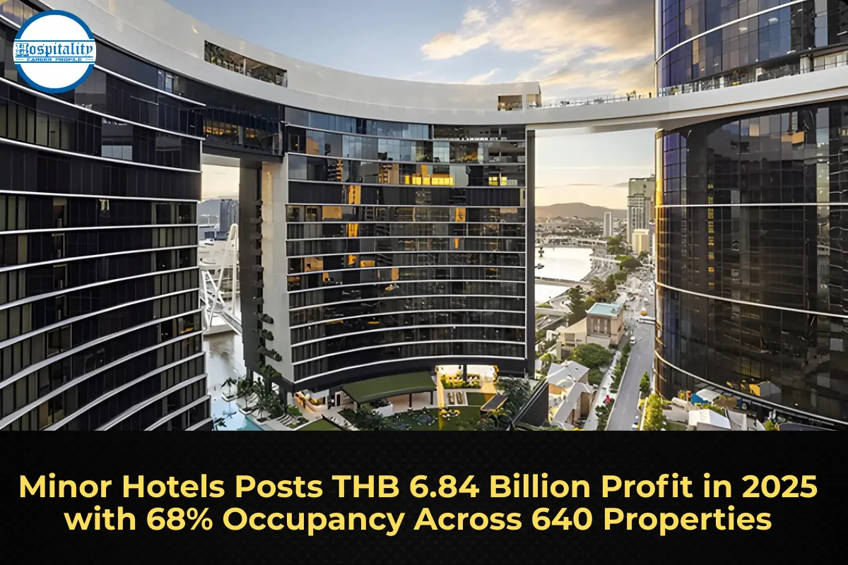 Minor Hotels Posts THB 6.84 Billion Profit in 2025 with 68% Occupancy Across 640 Properties