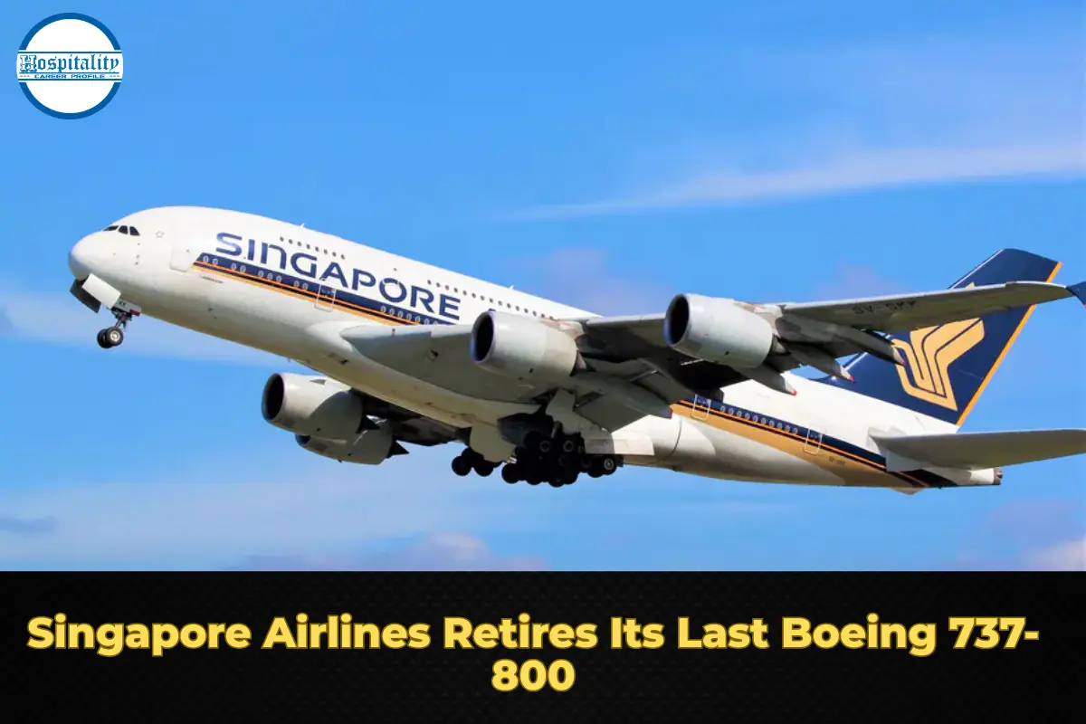 Singapore Airlines Retires Its Last Boeing 737-800