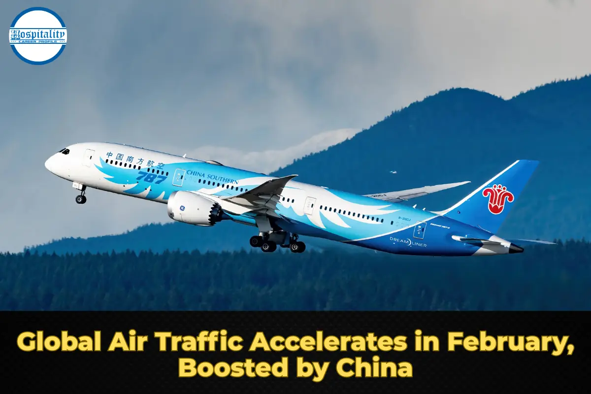 Global Air Traffic Accelerates in February, Boosted by China