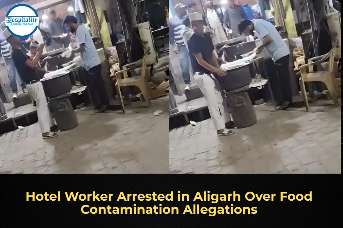 Hotel Worker Arrested in Aligarh Over Food Contamination Allegations