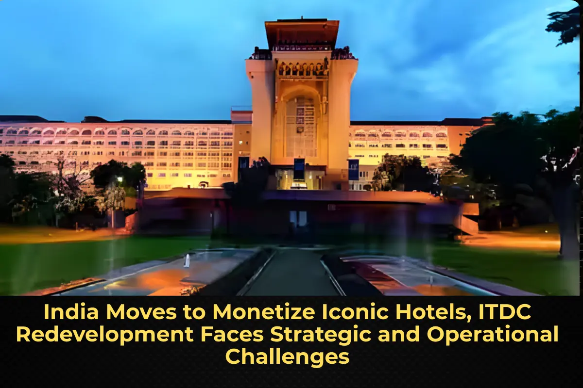 India Moves to Monetize Iconic Hotels, ITDC Redevelopment Faces Strategic and Operational Challenges