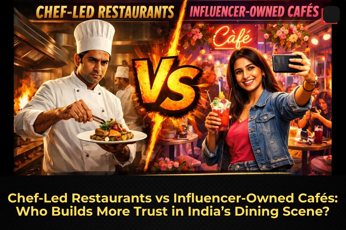 Chef-Led Restaurants vs Influencer-Owned Cafés: Who Builds More Trust in India’s Dining Scene?