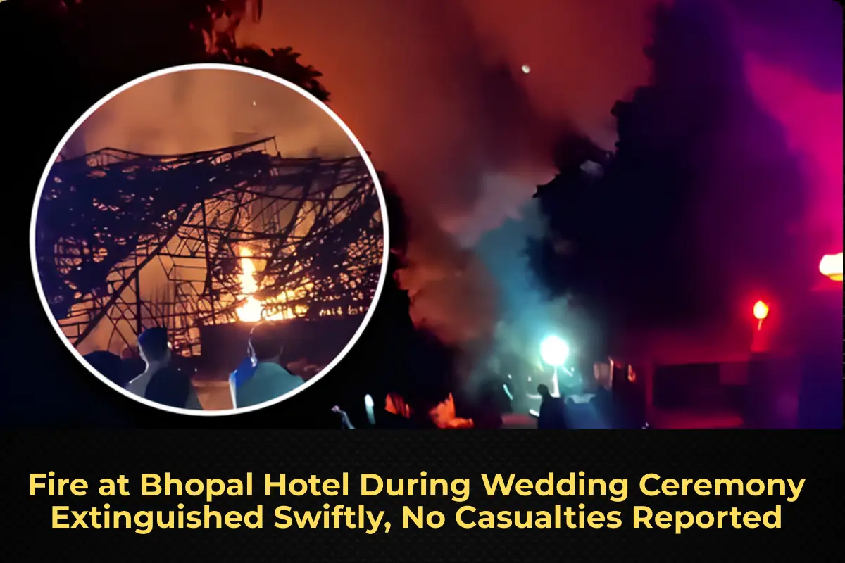 Fire at Bhopal Hotel During Wedding Ceremony Extinguished Swiftly, No Casualties Reported