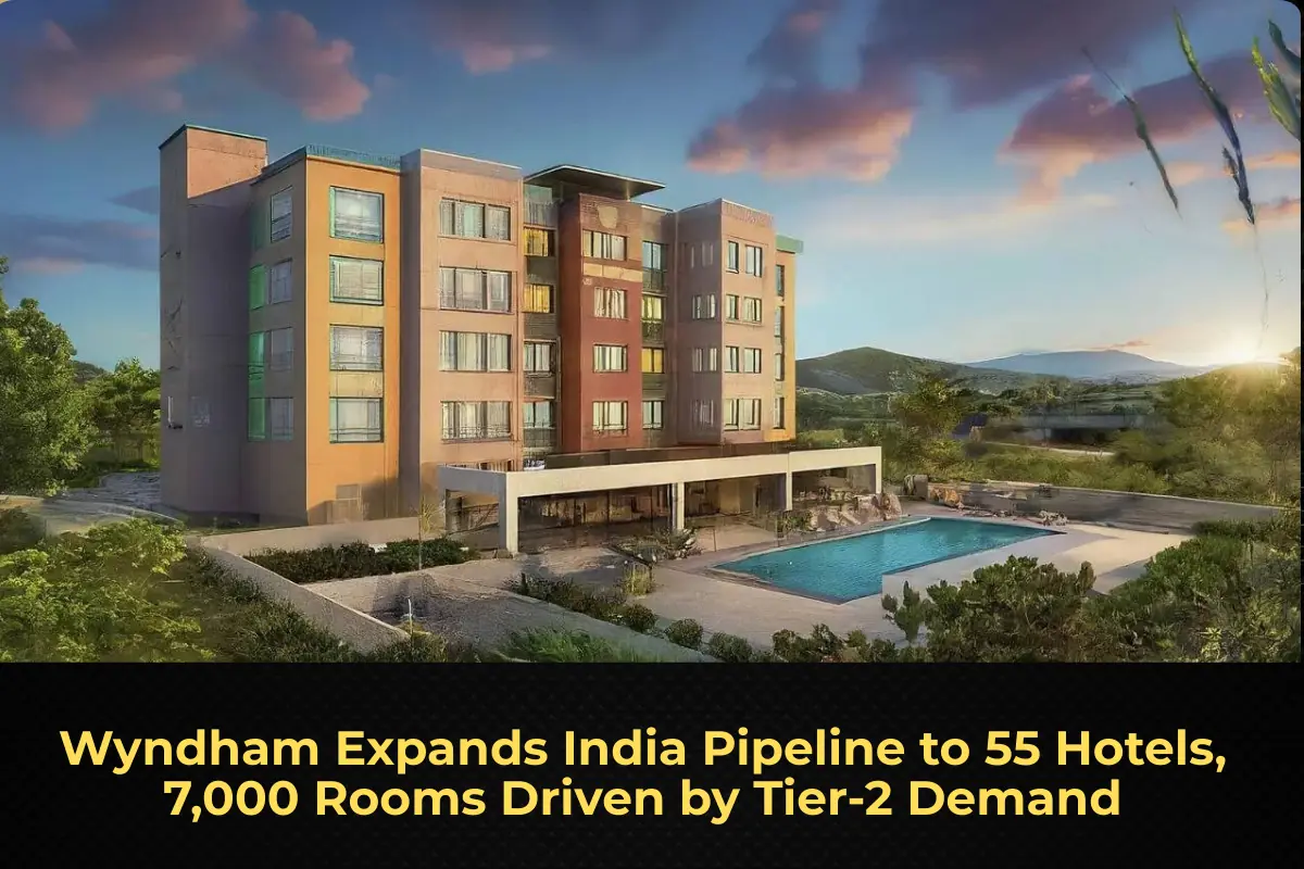 Wyndham Expands India Pipeline to 55 Hotels, 7,000 Rooms Driven by Tier-2 Demand