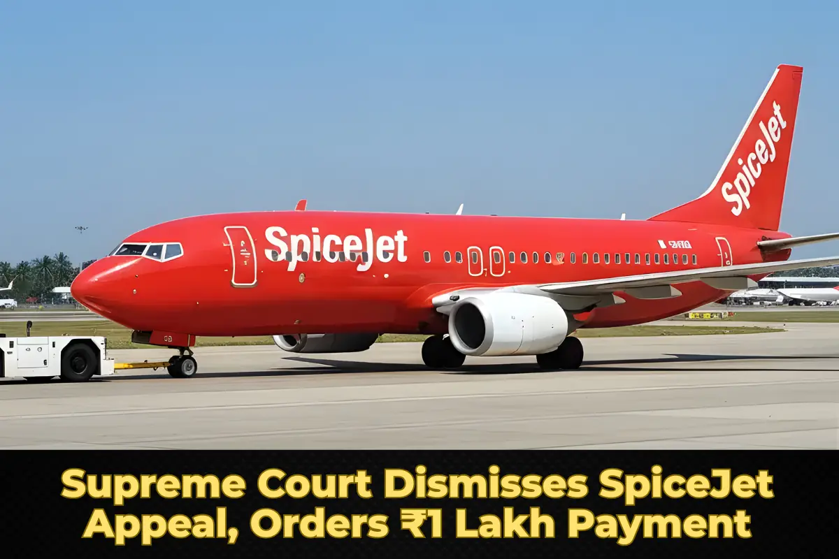 Supreme Court Dismisses SpiceJet Appeal, Orders ₹1 Lakh Payment