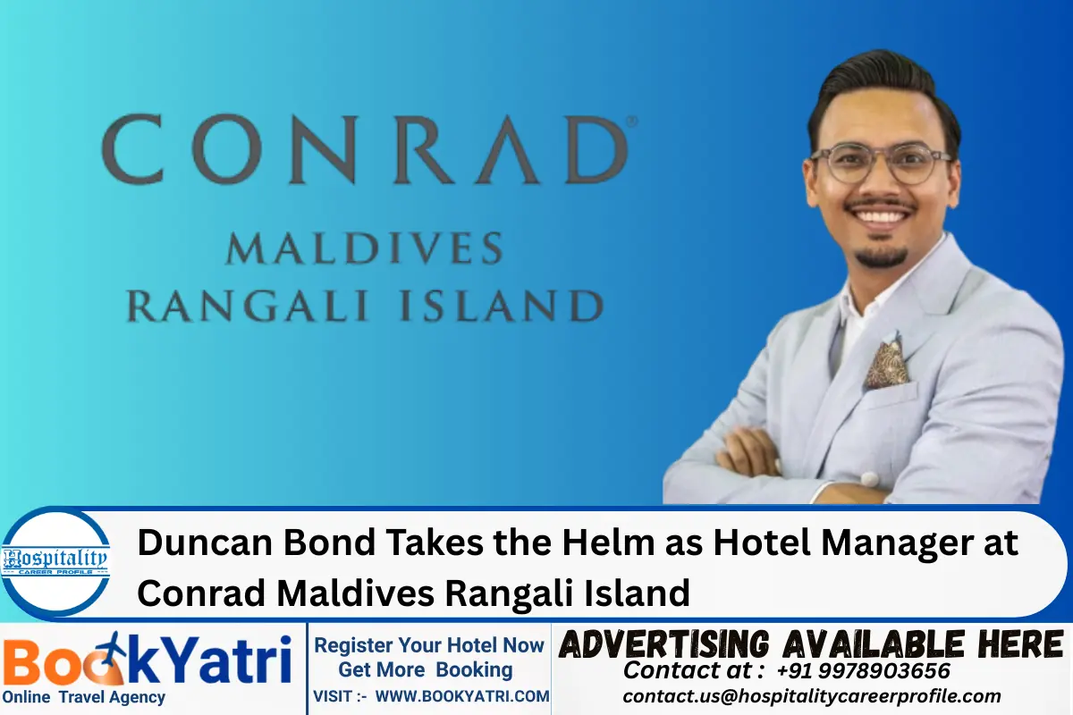Duncan Bond Takes the Helm as Hotel Manager at Conrad Maldives Rangali Island