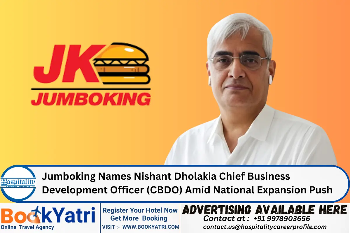 Jumboking Names Nishant Dholakia Chief Business Development Officer (CBDO) Amid National Expansion Push