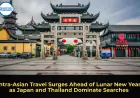 Intra‑Asian Travel Surges Ahead of Lunar New Year as Japan and Thailand Dominate Searches