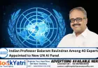 Indian Professor Balaram Ravindran Among 40 Experts Appointed to New UN AI Panel