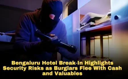 Bengaluru Hotel Break‑In Highlights Security Risks as Burglars Flee With Cash and Valuables