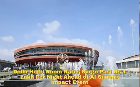 Delhi Hotel Room Rates Surge Past Rs 1 Lakh Per Night Ahead of AI Summit Impact Event