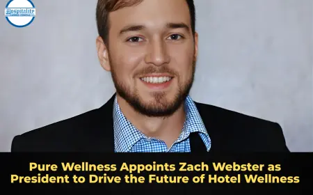 Pure Wellness Appoints Zach Webster as President to Drive the Future of Hotel Wellness