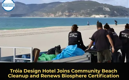 Tróia Design Hotel Joins Community Beach Cleanup and Renews Biosphere Certification