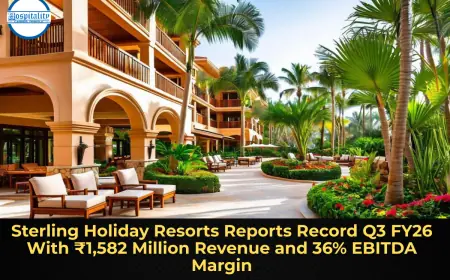 Sterling Holiday Resorts Reports Record Q3 FY26 With ₹1,582 Million Revenue and 36% EBITDA Margin