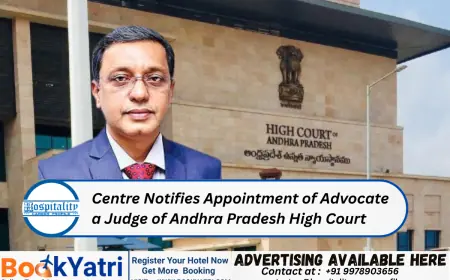 Centre Notifies Appointment of Advocate as Judge of Andhra Pradesh High Court