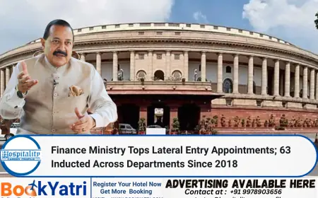 Finance Ministry Tops Lateral Entry Appointments; 63 Inducted Across Departments Since 2018