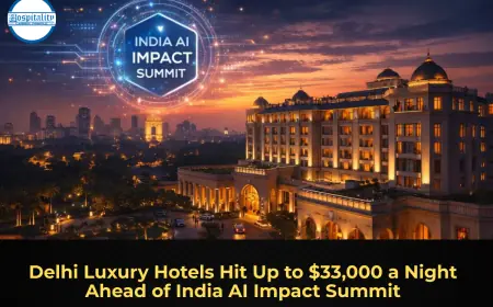 Delhi Luxury Hotels Hit Up to $33,000 a Night Ahead of India AI Impact Summit