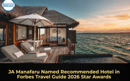 JA Manafaru Named Recommended Hotel in Forbes Travel Guide 2026 Star Awards