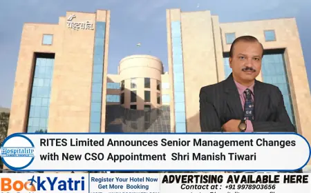 RITES Limited Announces Senior Management Changes with New CSO Appointment  Shri Manish Tiwari