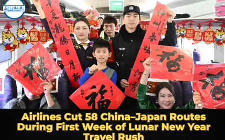 Airlines Cut 58 China–Japan Routes During First Week of Lunar New Year Travel Rush