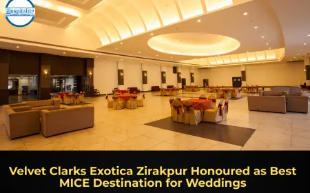 Velvet Clarks Exotica Zirakpur Honoured as Best MICE Destination for Weddings