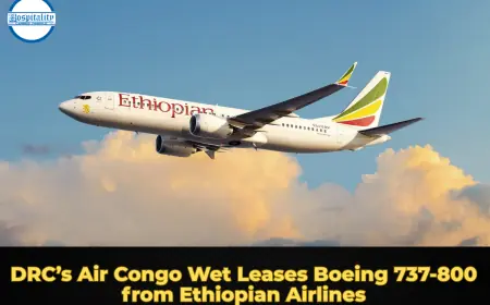 DRC’s Air Congo Wet Leases Boeing 737-800 from Ethiopian Airlines