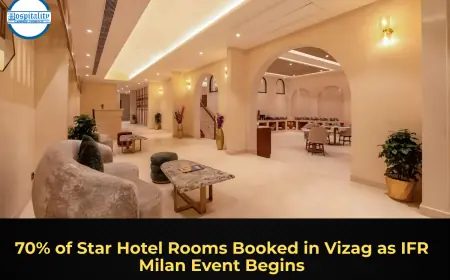 70% of Star Hotel Rooms Booked in Vizag as IFR Milan Event Begins