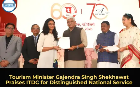 Tourism Minister Gajendra Singh Shekhawat Praises ITDC for Distinguished National Service