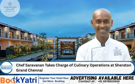 Chef Saravanan Takes Charge of Culinary Operations at Sheraton Grand Chennai