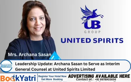 Leadership Update: Archana Sasan to Serve as Interim General Counsel at United Spirits Limited