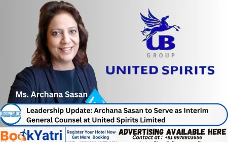 Leadership Update: Archana Sasan to Serve as Interim General Counsel at United Spirits Limited