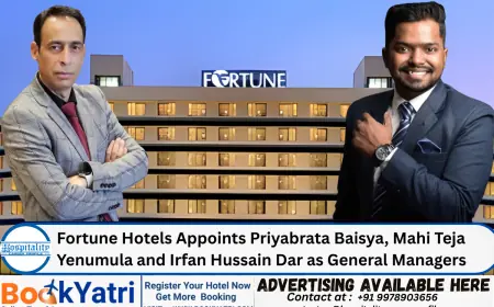 Fortune Hotels Appoints Priyabrata Baisya, Mahi Teja Yenumula and Irfan Hussain Dar as General Managers
