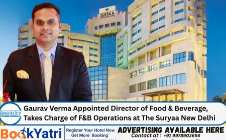 Gaurav Verma Appointed Director of Food & Beverage, Takes Charge of F&B Operations at The Suryaa New Delhi