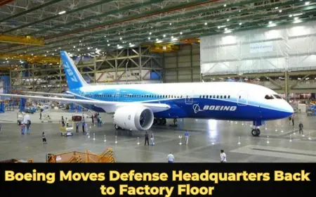 Boeing Moves Defense Headquarters Back to Factory Floor