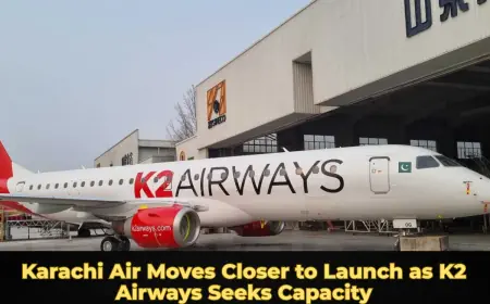Karachi Air Moves Closer to Launch as K2 Airways Seeks Capacity