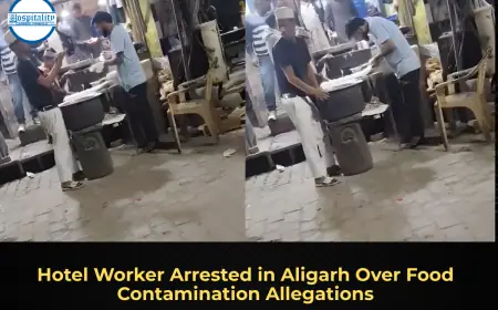 Hotel Worker Arrested in Aligarh Over Food Contamination Allegations