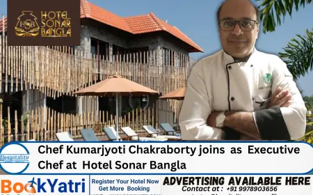 Chef Kumarjyoti Chakraborty joins  as  Executive Chef at  Hotel Sonar Bangla
