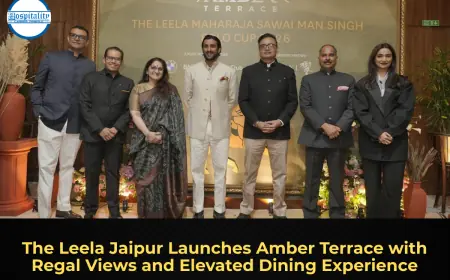 The Leela Jaipur Launches Amber Terrace with Regal Views and Elevated Dining Experience