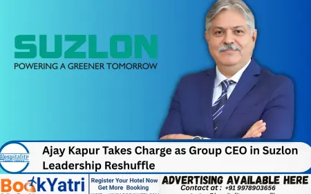 Ajay Kapur Takes Charge as Group CEO in Suzlon Leadership Reshuffle