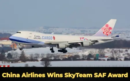 China Airlines Wins SkyTeam SAF Award
