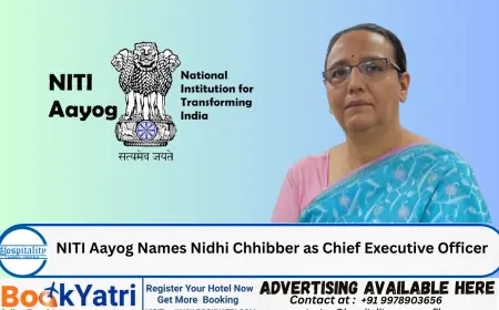 NITI Aayog Names Nidhi Chhibber as Chief Executive Officer