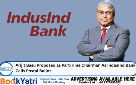 Arijit Basu Proposed as Part-Time Chairman As IndusInd Bank Calls Postal Ballot