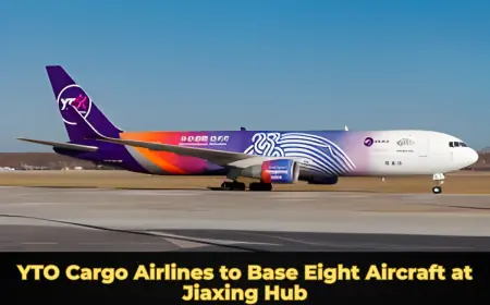 YTO Cargo Airlines to Base Eight Aircraft at Jiaxing Hub