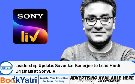 Leadership Update: Suvonkar Banerjee to Lead Hindi Originals at SonyLIV