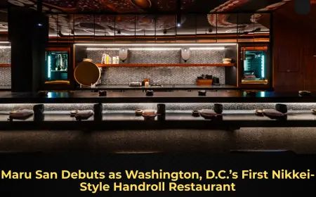 Maru San Debuts as Washington, D.C.’s First Nikkei-Style Handroll Restaurant
