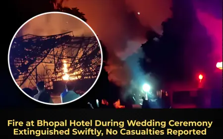 Fire at Bhopal Hotel During Wedding Ceremony Extinguished Swiftly, No Casualties Reported