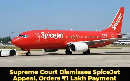 Supreme Court Dismisses SpiceJet Appeal, Orders ₹1 Lakh Payment