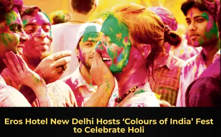 Eros Hotel New Delhi Hosts ‘Colours of India’ Fest to Celebrate Holi