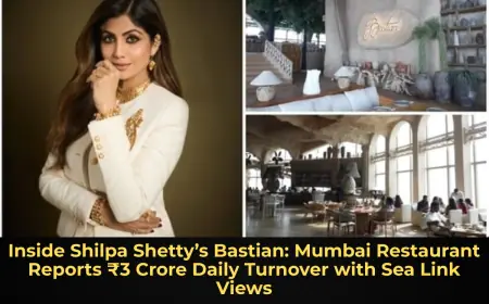 Inside Shilpa Shetty’s Bastian: Mumbai Restaurant Reports ₹3 Crore Daily Turnover with Sea Link Views