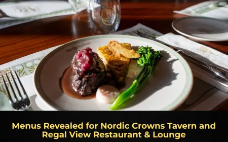 Menus Revealed for Nordic Crowns Tavern and Regal View Restaurant & Lounge